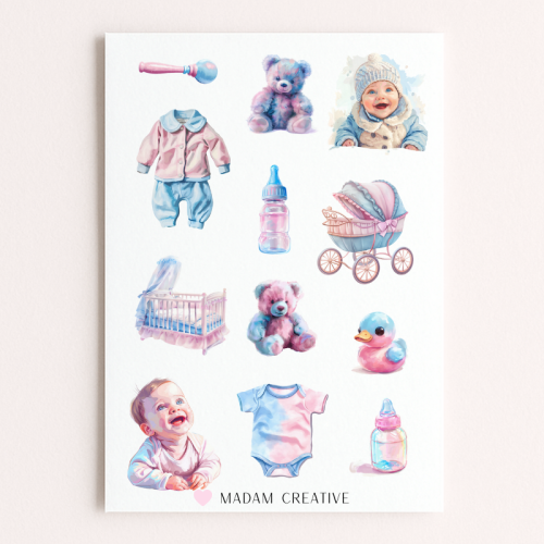 Naklejki Foliowe 13x19 Dziecko MaDam Creative