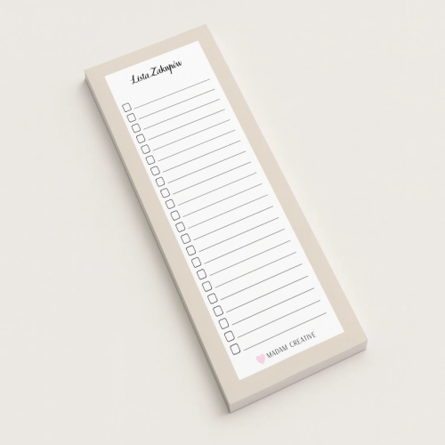 5906040454443Lista zakupów magnetyczna na lodówkę 9x21 50 kartek beżowa minimalistyczna MaDam Creative.png