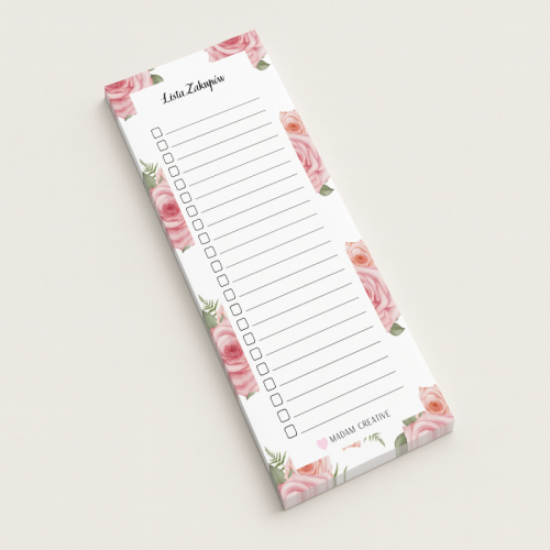 5906040454191Lista zakupów magnetyczna na lodówkę 9x21 50 kartek róże kwiatowa MaDam Creative.png