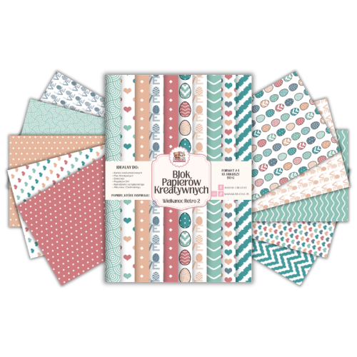 5906040455303 Blok Papierów Kreatywnych Wielkanoc Retro 2– do Scrapbookingu i Journalingu MaDam Creative.png