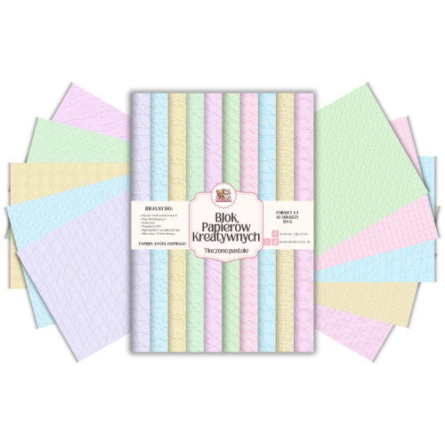 5906040455525_Blok Papierów Kreatywnych Tłoczone pastele– do Scrapbookingu i Journalingu MaDam Creative.png