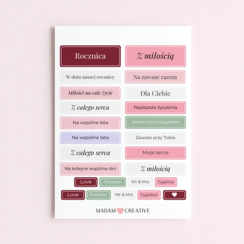 5906040457789_Naklejki z napisami Miłość i Rocznica 13x19 MaDam Creative.png