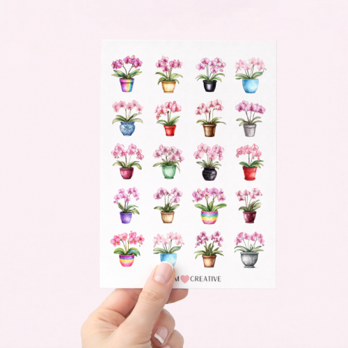 5906040457642_Naklejki Foliowe 13x19 Różowe orchidee w doniczce MaDam Creative (2).png