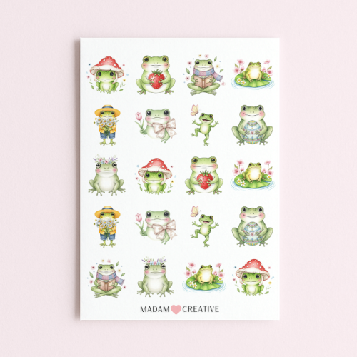 5906040456140_Naklejki Foliowe 13x19 Kapryśna wiosenna żaba MaDam Creative.png