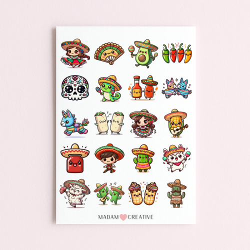 5906040456003_Naklejki Foliowe 13x19 Meksyk Kawaii 2 MaDam Creative.png