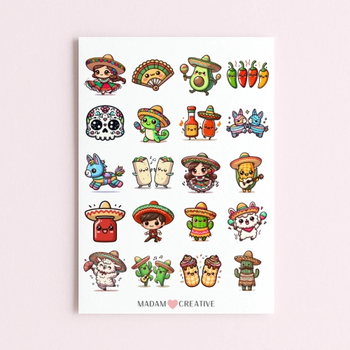 5906040456003_Naklejki Foliowe 13x19 Meksyk Kawaii 2 MaDam Creative.png