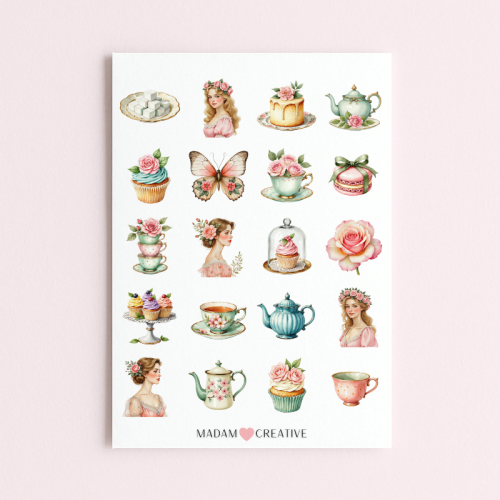5906040455808_Naklejki Foliowe 13x19 Czas na herbatę w stylu wiktoriańskim MaDam Creative.png