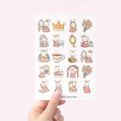 5906040455365_Naklejki Foliowe 13x19 Kawaii Księżniczka Króliczek MaDam Creative (2).png