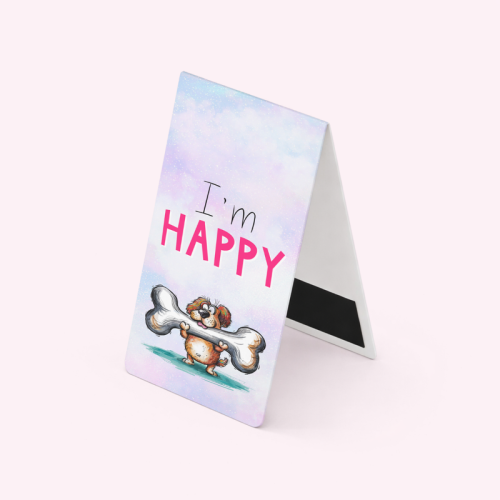 5906040458748_Zakładka magnetyczna Piesek I’m happy do książek matowa MaDam Creative.png