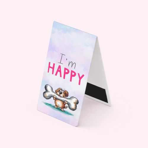 5906040458748_Zakładka magnetyczna Piesek I’m happy do książek matowa MaDam Creative.png
