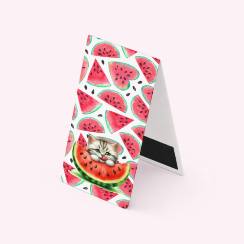5906040458601_Zakładka magnetyczna Kot z Arbuza Owocowy do książek matowa MaDam Creative.png