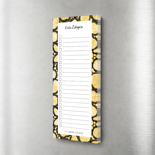 5906040462868_Lista zakupów magnetyczna na lodówkę 9x21 50 kartek złoty wzór glamour MaDam Creative (2).png