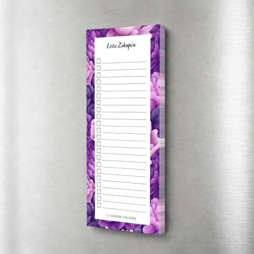 5906040462783_Lista zakupów magnetyczna na lodówkę 9x21 50 kartek kwiaty fioletowe MaDam Creative (2).png