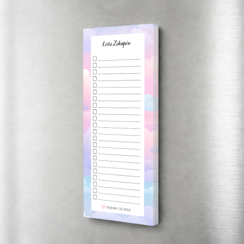 5906040462622_Lista zakupów magnetyczna na lodówkę 9x21 50 kartek pastelowe chmurki MaDam Creative (2).png