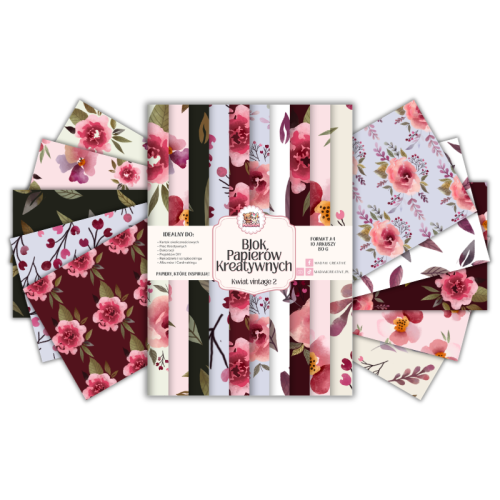 5906040462417_Blok Papierów Kreatywnych Kwiat vintage 2– do Scrapbookingu i Journalingu MaDam Creative.png