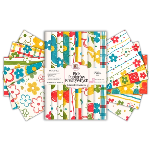 5906040461977_Blok Papierów Kreatywnych Letni retro kwiaty– do Scrapbookingu i Journalingu MaDam Creative.png