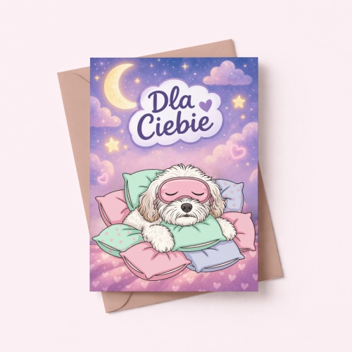 5906040459813 Kartka dla dziecka piesek śpiący urodziny MaDam Creative.png