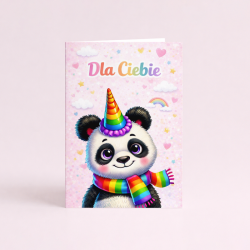 5906040459516 Kartka dla dziewczynki panda jednorożec urodziny MaDam Creative (2).png