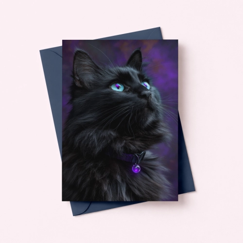 5906040460703 Kartka kot mistyczny fioletowy Dla Ciebie MaDam Creative.png