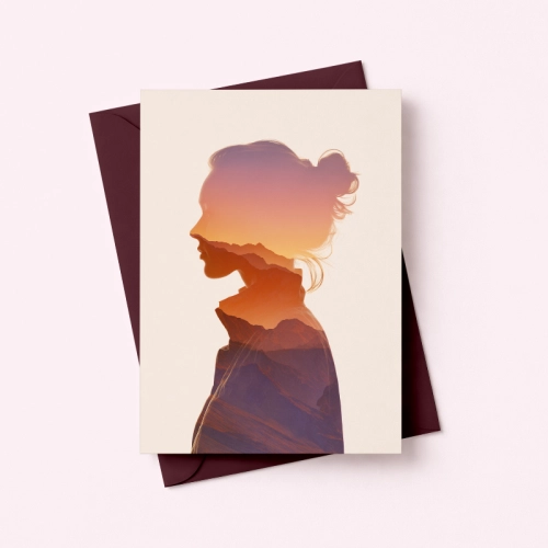5906040460567 Kartka kobieta sylwetka artystyczna Dla Ciebie MaDam Creative.png