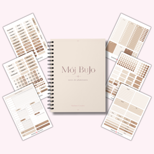 5906040463292 Zestaw Bullet Journal A5 Twój pierwszy BuJo Latte Minimal MaDam Creative.png