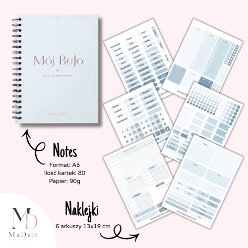 5906040463315  Zestaw Bullet Journal A5 Twój pierwszy BuJo Blue Fog MaDam Creative (2).png