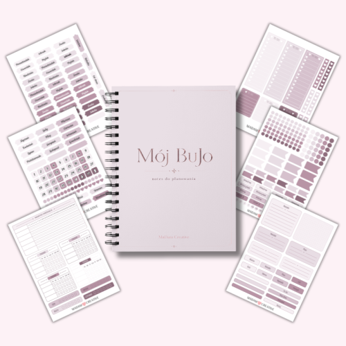 5906040463322 Zestaw Bullet Journal A5 Twój pierwszy BuJo Mauve Cocoa MaDam Creative.png
