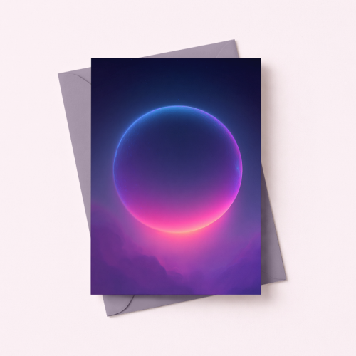 5906040460789 Kartka kosmos neon planeta Dla Ciebie MaDam Creative.png