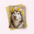 5906040460987 Kartka pies husky z kwiatami Dla Ciebie MaDam Creative.png