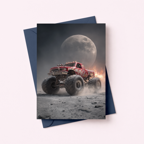 5906040460819 Kartka samochód terenowy noc księżyc offroad Dla Ciebie MaDam Creative.png