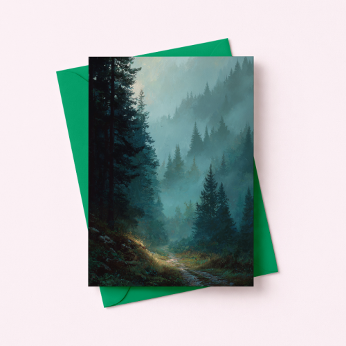 5906040460796 Kartka las mgła natura klimatyczna Dla Ciebie MaDam Creative.png