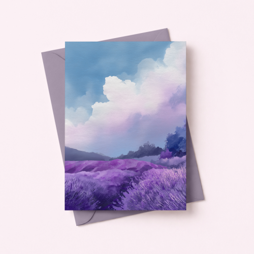5906040461557 Kartka lawenda pole chmury pastel Dla Ciebie MaDam Creative.png