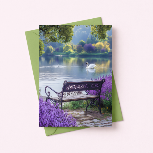 5906040461588 Kartka ogród ławka jezioro natura Dla Ciebie MaDam Creative.png