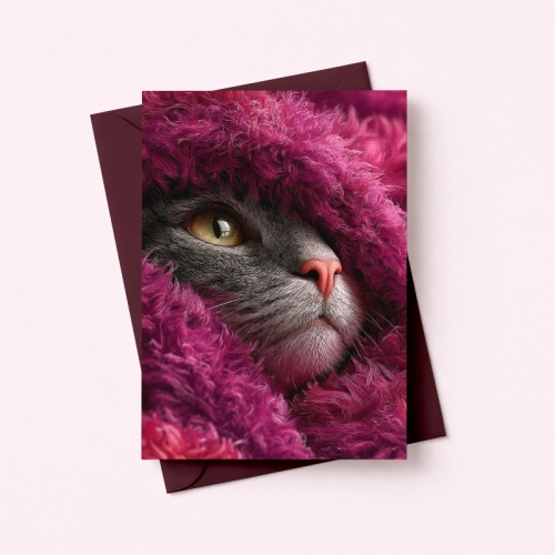 5906040460666 Kartka kot portret artystyczny różowy Dla Ciebie MaDam Creative.png