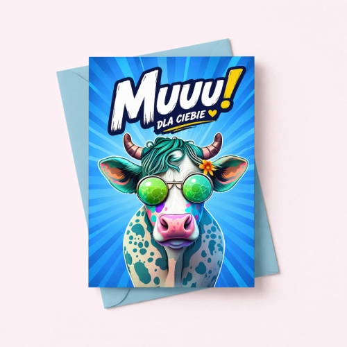 5906040460017 Kartka dla dziecka krowa śmieszna Muuu Dla Ciebie MaDam Creative.png