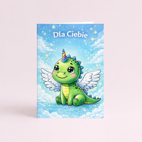 5906040459905 Kartka dla dziecka smok jednorożec Dla Ciebie urodziny MaDam Creative (2).png