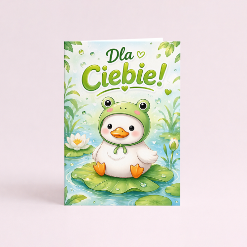 5906040459875 Kartka dla dziecka kaczka cute Dla Ciebie urodziny MaDam Creative (2).png