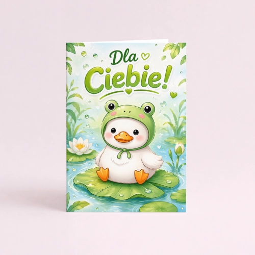 5906040459875 Kartka dla dziecka kaczka cute Dla Ciebie urodziny MaDam Creative (2).png