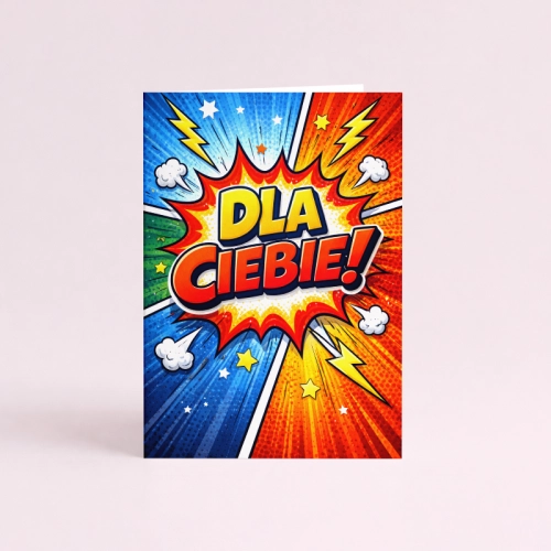 5906040459660 Kartka dla dziecka Dla Ciebie komiksowa wybuch kolorowa MaDam Creative (2).png
