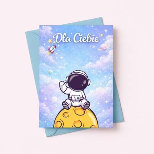 5906040459615 Kartka dla dziecka kosmos astronauta urodziny VOL.1 MaDam Creative.png