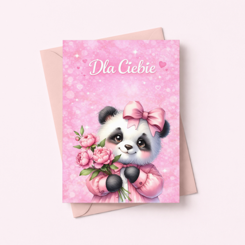 5906040459547 Kartka dla dziewczynki panda z kwiatami pastel urodziny MaDam Creative.png