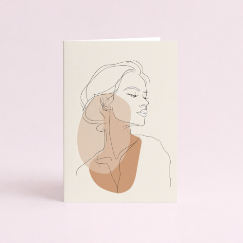 5906040461212_Kartka kobieta minimalistyczna line art elegancka Dla Ciebie MaDam Creative (2).png