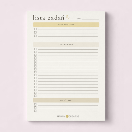 5906040464077_Lista zadań A5 bloczek klejony 50 kartek Butter Oat MaDam Creative.png