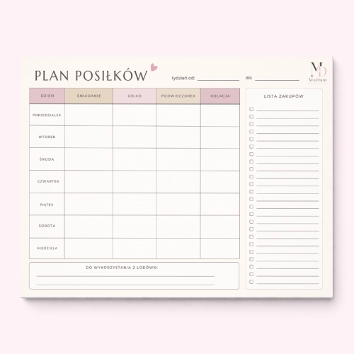 5906040464183_Plan posiłków A4 z listą zakupów 52 kartki Sofr Rose Latte MaDam Creative.png