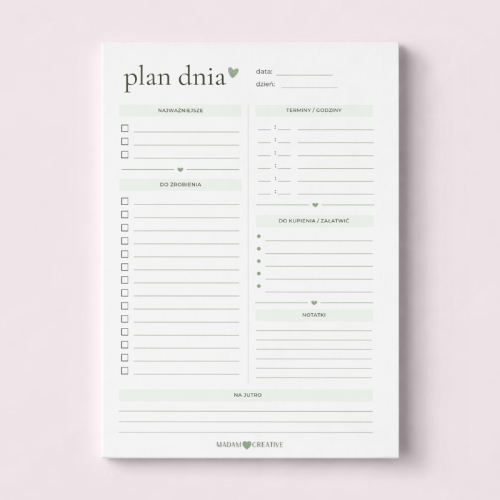 5906040464114_Plan dnia A5 bloczek klejony 50 kartek Sage Calm MaDam Creative.png