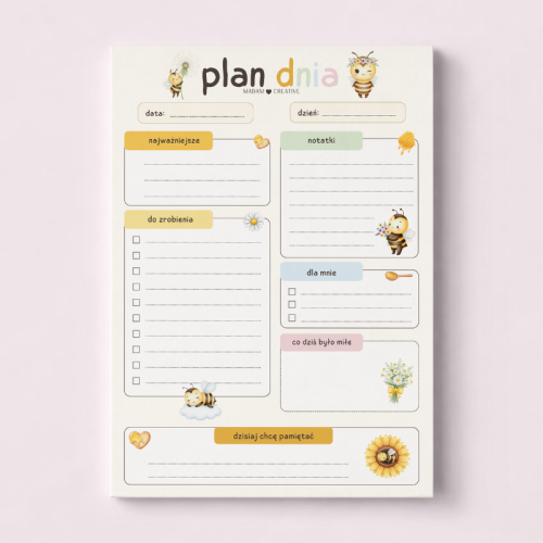 5906040463773_Plan dnia dla dzieci A5 bloczek do planowania 50 kartek Pszczółki MaDam Creative.png