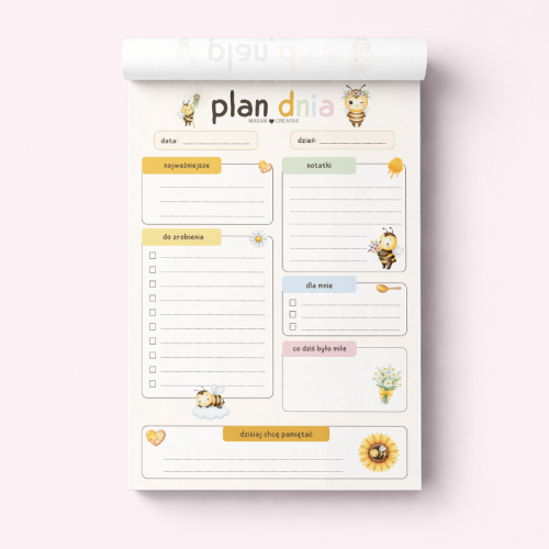 5906040463773_Plan dnia dla dzieci A5 bloczek do planowania 50 kartek Pszczółki MaDam Creative (2).png
