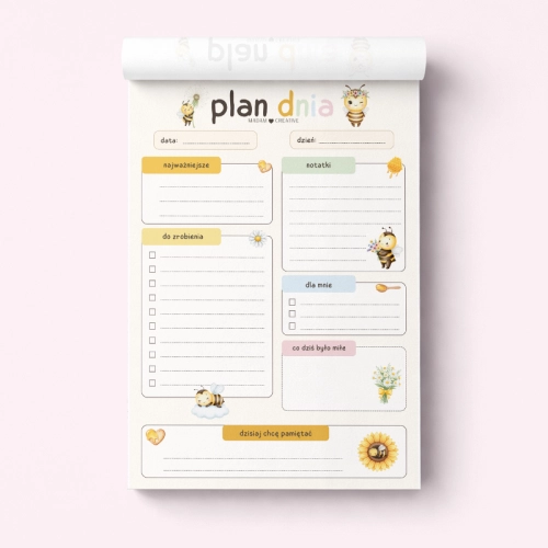 5906040463773_Plan dnia dla dzieci A5 bloczek do planowania 50 kartek Pszczółki MaDam Creative (2).png