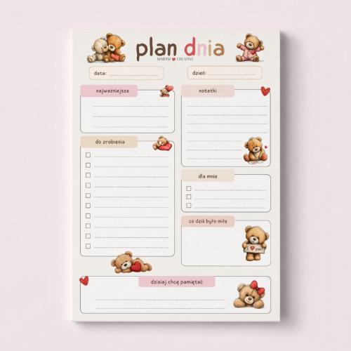 5906040463827_Plan dnia dla dzieci A5 bloczek do planowania 50 kartek Misie MaDam Creative.png