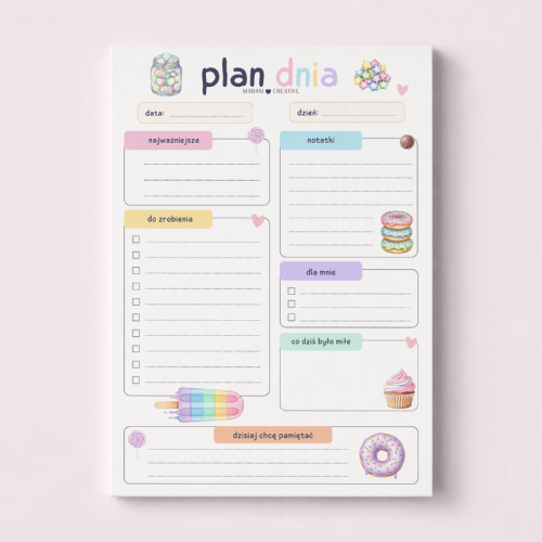 5906040463797_Plan dnia dla dzieci A5 bloczek do planowania 50 kartek Słodycze MaDam Creative.png